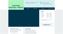 Desktop Screenshot of keystonepediatric.com